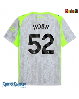 Manchester City Oscar Bobb #52 Tricou Fotbal Replică 2025-26 Barbati Treilea